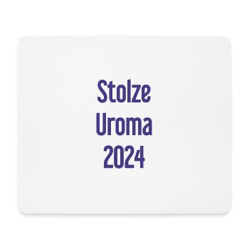 Fière arrière-grand-mère 2024 - Tapis de souris (format paysage) - blanc - Devant
