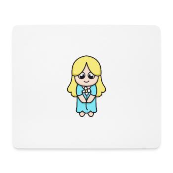 Zodiac sign Virgo - Mouse Pad (horizontal) - white - Front