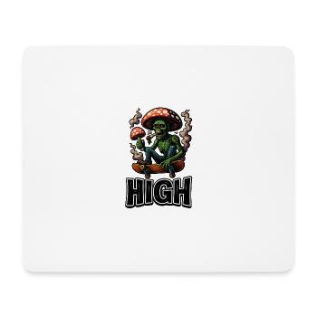Zombie, champignon et vibrations de skate - Tapis de souris (format paysage) - blanc - Devant