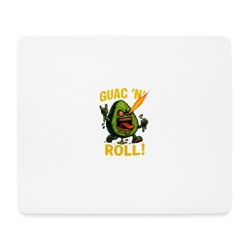 Guac ’n’ Roll - Mousepad (Querformat) - Weiß - Vorne