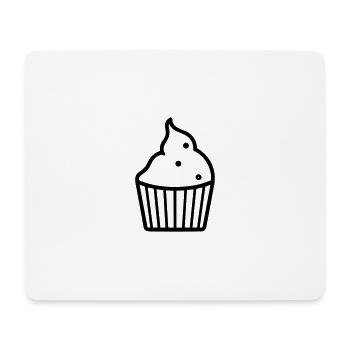 muffin - Tapis de souris (format paysage) - blanc - Devant