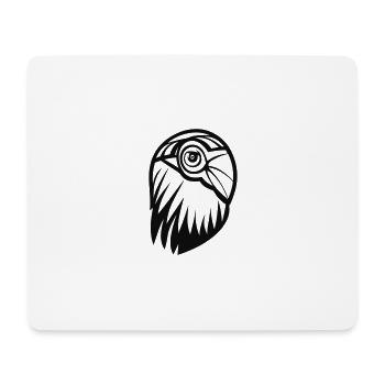 Parrot - Mouse Pad (horizontal) - white - Front
