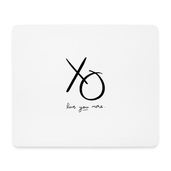 Xoxo Love you More - Mousepad (Querformat) - Weiß - Vorne