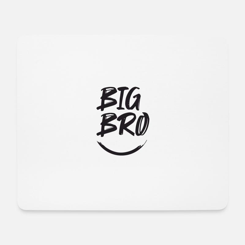 BIG BRO - Mousepad (Querformat) - Weiß
