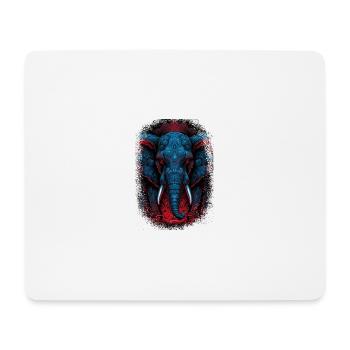 elephants elephant sun lotus flower sayings - Mousepad (Querformat) - Weiß - Vorne
