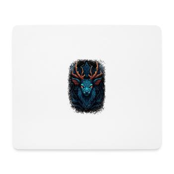 funny christmas pajama boys adorable reindeer - Mousepad (Querformat) - Weiß - Vorne