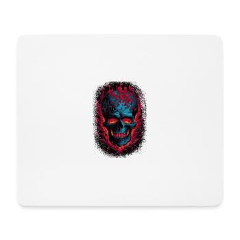 Death Adult Clothing Happy Balloons Skeleton Cage - Mouse Pad (horizontal) - white - Front