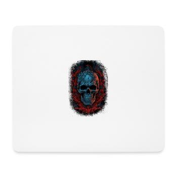 Idée cadeau coeur Bday Skateboard Fun Skater - Tapis de souris (format paysage) - blanc - Devant