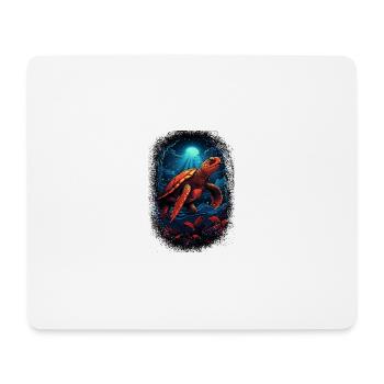 funny sayings animal park awesome sea turtle - Mousepad (Querformat) - Weiß - Vorne