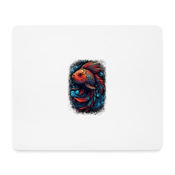 cool fishing rod fishing boat bday - Mouse Pad (horizontal) - white - Front