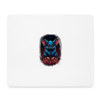 flower power joke happy fun peace for paris - Mouse Pad (horizontal) - white - Front