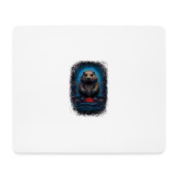 funny sayings badgers beaver dam beaver tee shirt - Mousepad (Querformat) - Weiß - Vorne