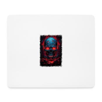 Superbes cadeaux de costume de squelette arrière - Tapis de souris (format paysage) - blanc - Devant