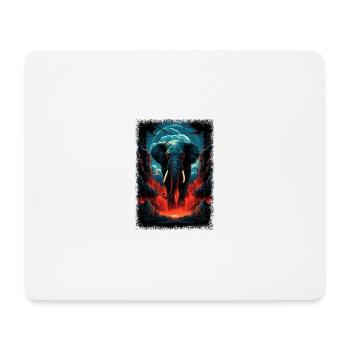 dog quotes beach bday geek baby elephant present - Mouse Pad (horizontal) - white - Front