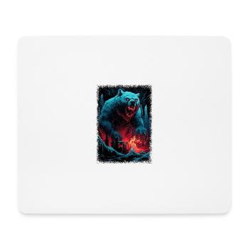 Drôles de dictons accro à la caféine comblent le fossé - Tapis de souris (format paysage) - blanc - Devant