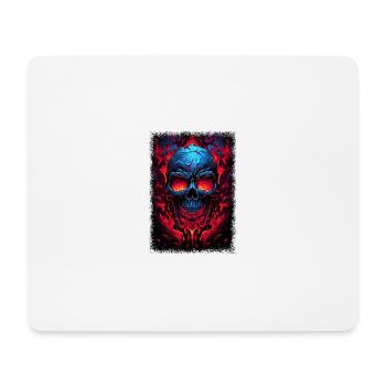 Déclaration Vêtements pour adultes Anatomie du skateboard - Tapis de souris (format paysage) - blanc - Devant