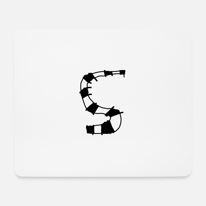 Sssss - Mousepad (Querformat) - Weiß