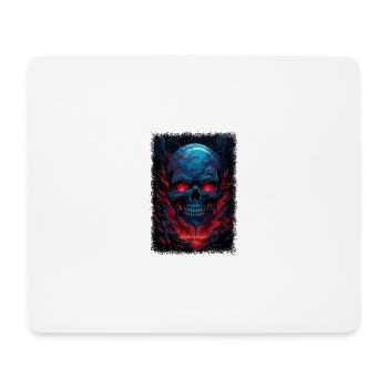 skateboarding joke skeleton birthday present - Mousepad (Querformat) - Weiß - Vorne