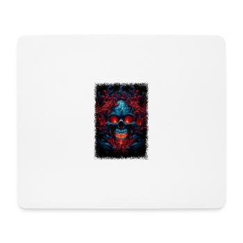 dead back skeleton costume gifts dirty awesome - Mousepad (Querformat) - Weiß - Vorne