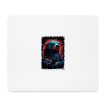 Jeu de mots Bière Anniversaire Animal Humour - Tapis de souris (format paysage) - blanc - Devant