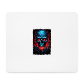 Gift Idea Scary Skater Love Spooky Drawing Anatomy - Mouse Pad (horizontal) - white - Front