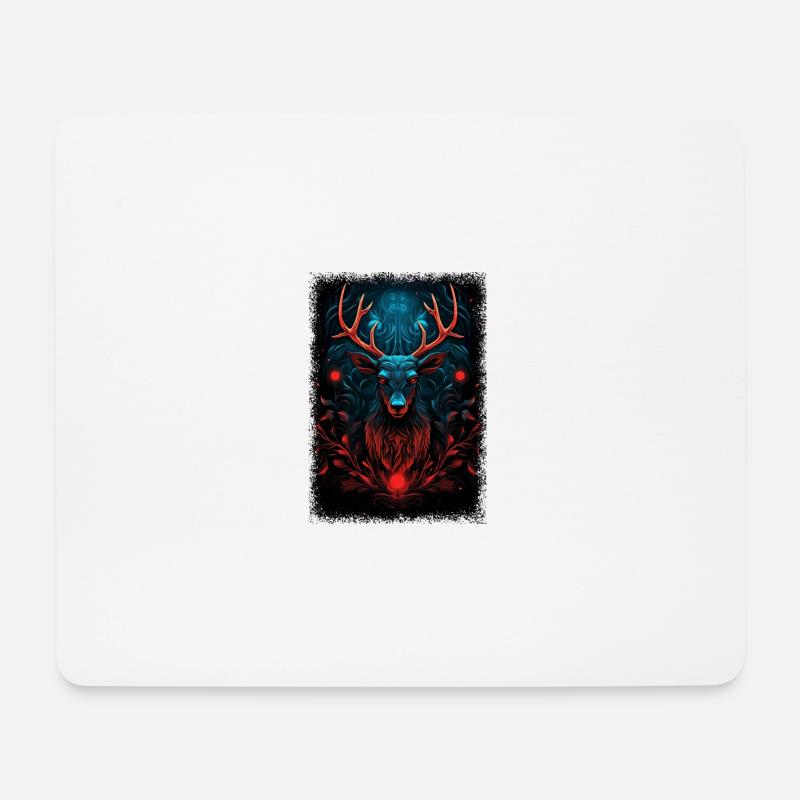 statement christmas for girls joke - Mousepad (Querformat) - Weiß