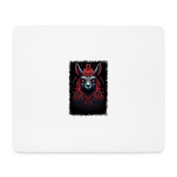 alpaga cadeau drôle disant drame animal citation drôle - Tapis de souris (format paysage) - blanc - Devant