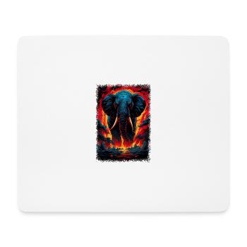 hamsa hand nature gift pineapple cool gift idea - Mousepad (Querformat) - Weiß - Vorne