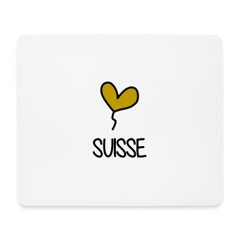 SUISSE. PAYS. GENEVE. SUISSE. HUMOUR - Tapis de souris (format paysage) - blanc - Devant