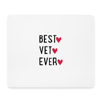veterinarian - Mouse Pad (horizontal) - white - Front
