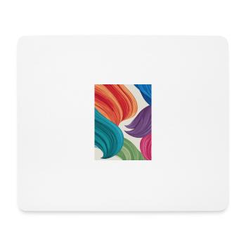Feather-light colours - Mouse Pad (horizontal) - white - Front