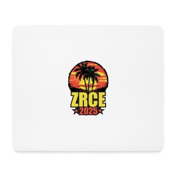 Zrce 2025 Vacances Palmiers Coloré - Tapis de souris (format paysage) - blanc - Devant