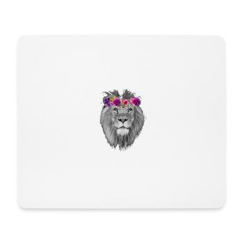 lion - Mouse Pad (horizontal) - white - Front