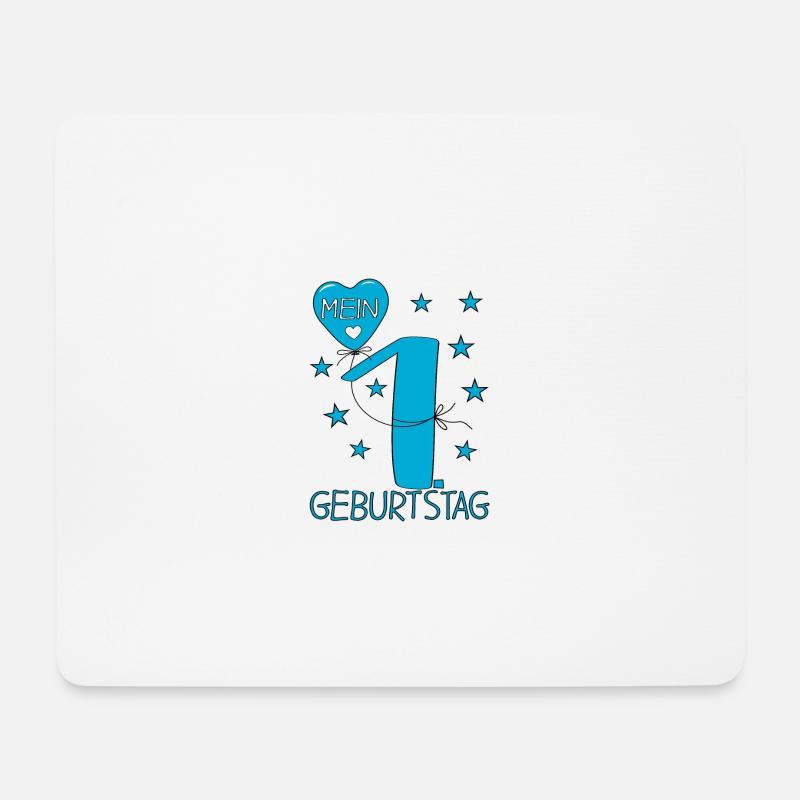 Geburtstag 1 Mein erster Geburtstag - Mousepad (Querformat) - Weiß