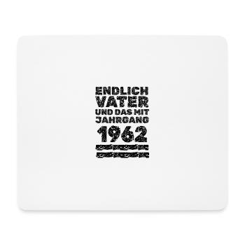 1962 - Mousepad (Querformat) - Weiß - Vorne