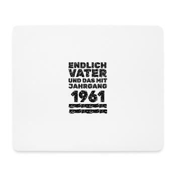 1961 - Mouse Pad (horizontal) - white - Front
