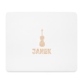 Janek als Bratsche - Mousepad (Querformat) - Weiß - Vorne