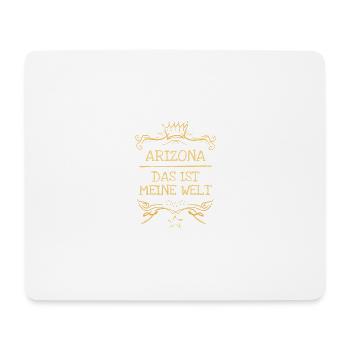 Arizona als Maedchenname - Mousepad (Querformat) - Weiß - Vorne