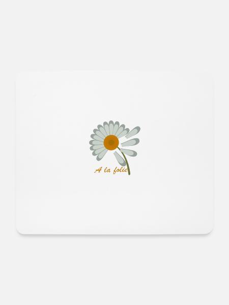 I love you to madness - Mouse Pad (horizontal) - white