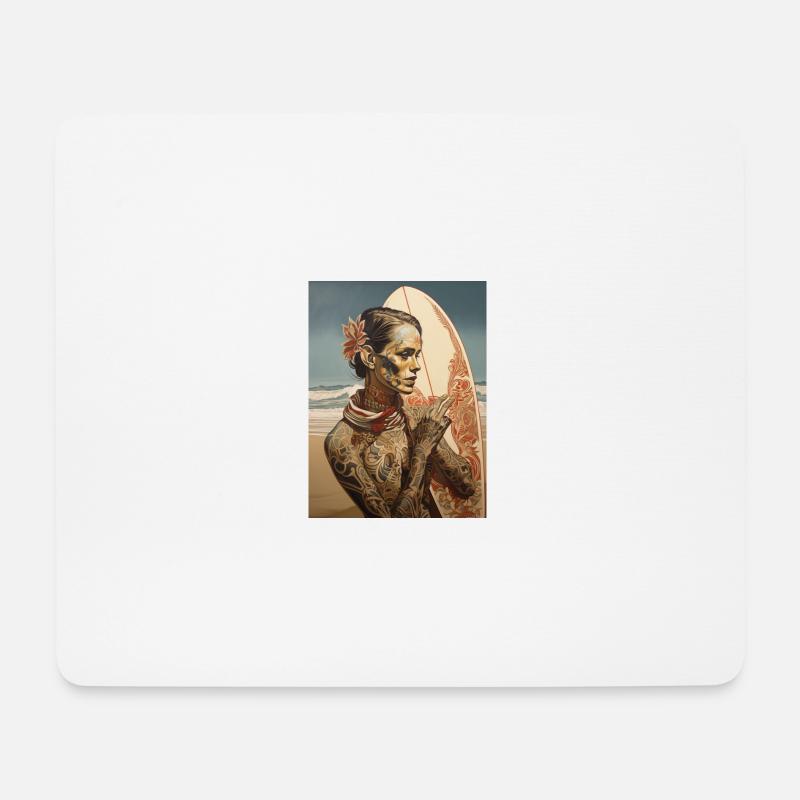 Ghotische Klasse - Mousepad (Querformat) - Weiß