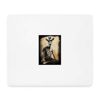 Tierischer Stil - Mousepad (Querformat) - Weiß - Vorne