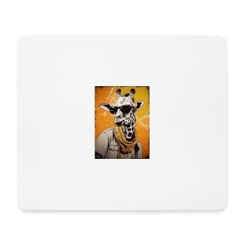 Tierischer Stil - Mousepad (Querformat) - Weiß - Vorne