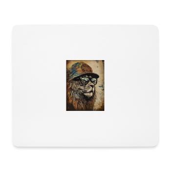 Tierischer Stil - Mousepad (Querformat) - Weiß - Vorne