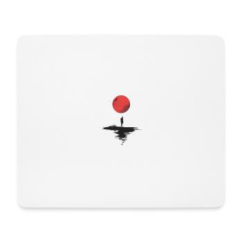 Die Last des modernen Lebens - Mousepad (Querformat) - Weiß - Vorne