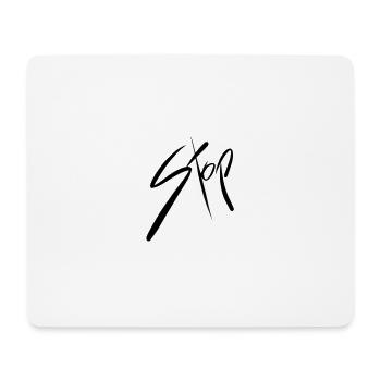 StopMadeWpx - Tapis de souris (format paysage) - blanc - Devant