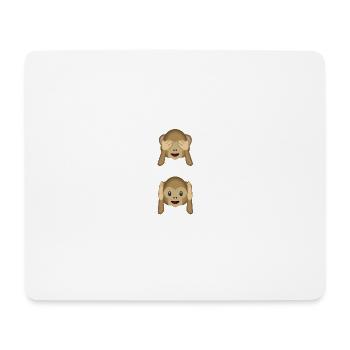 Ja, wo sind die gestörten Arbeitskollegen? - Mousepad (Querformat) - Weiß - Vorne