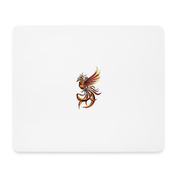 Phénix - Tapis de souris (format paysage) - blanc - Devant