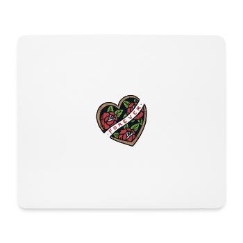für immer - Mousepad (Querformat) - Weiß - Vorne