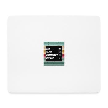 Eat Sleep Chemistry Repeat - Mousepad (Querformat) - Weiß - Vorne