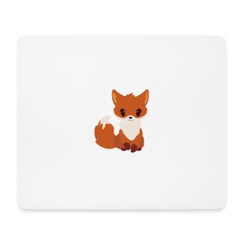 Süßer Fuchs - Mousepad (Querformat) - Weiß - Vorne